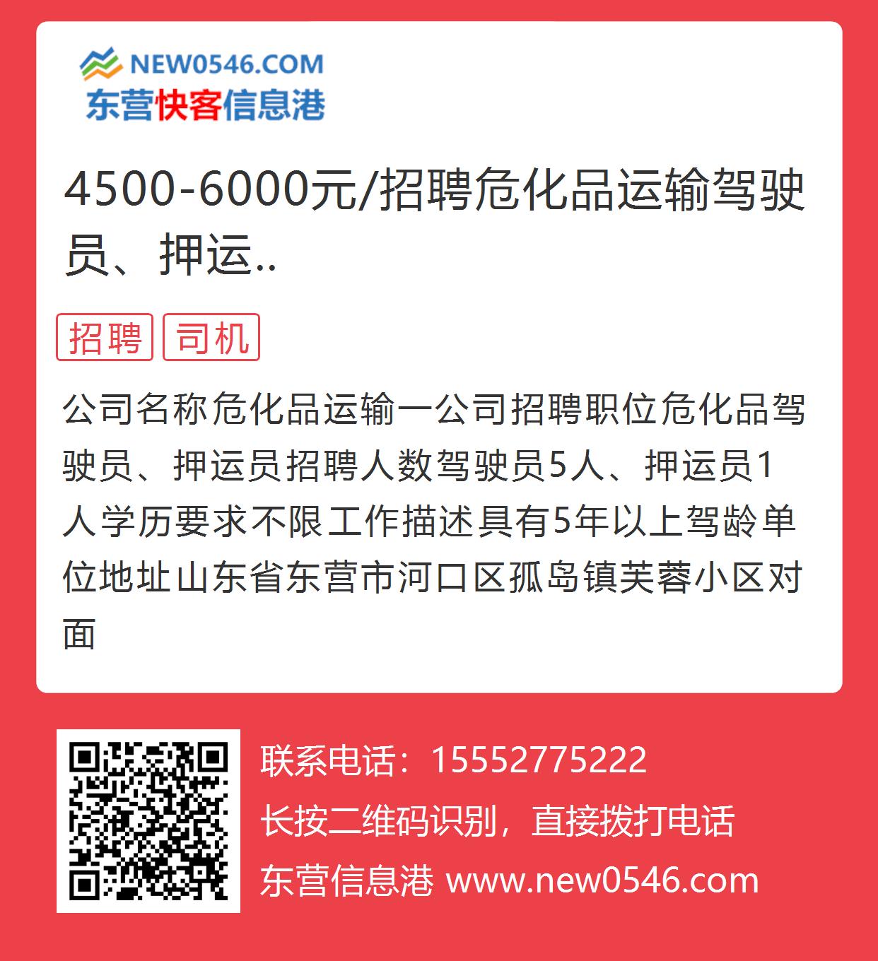 东营最新司机招聘信息及相关探讨热议