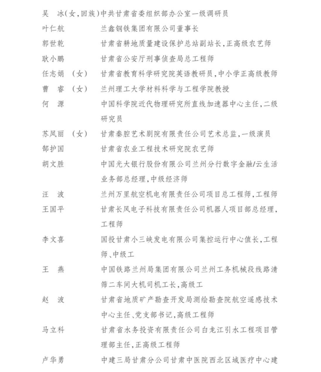 甘肃省劳模荣誉与福利并重，激励与关怀并行的新待遇制度