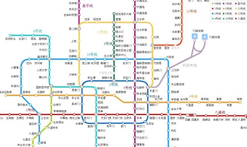 北京最新地铁图揭示首都公共交通的发展与变迁